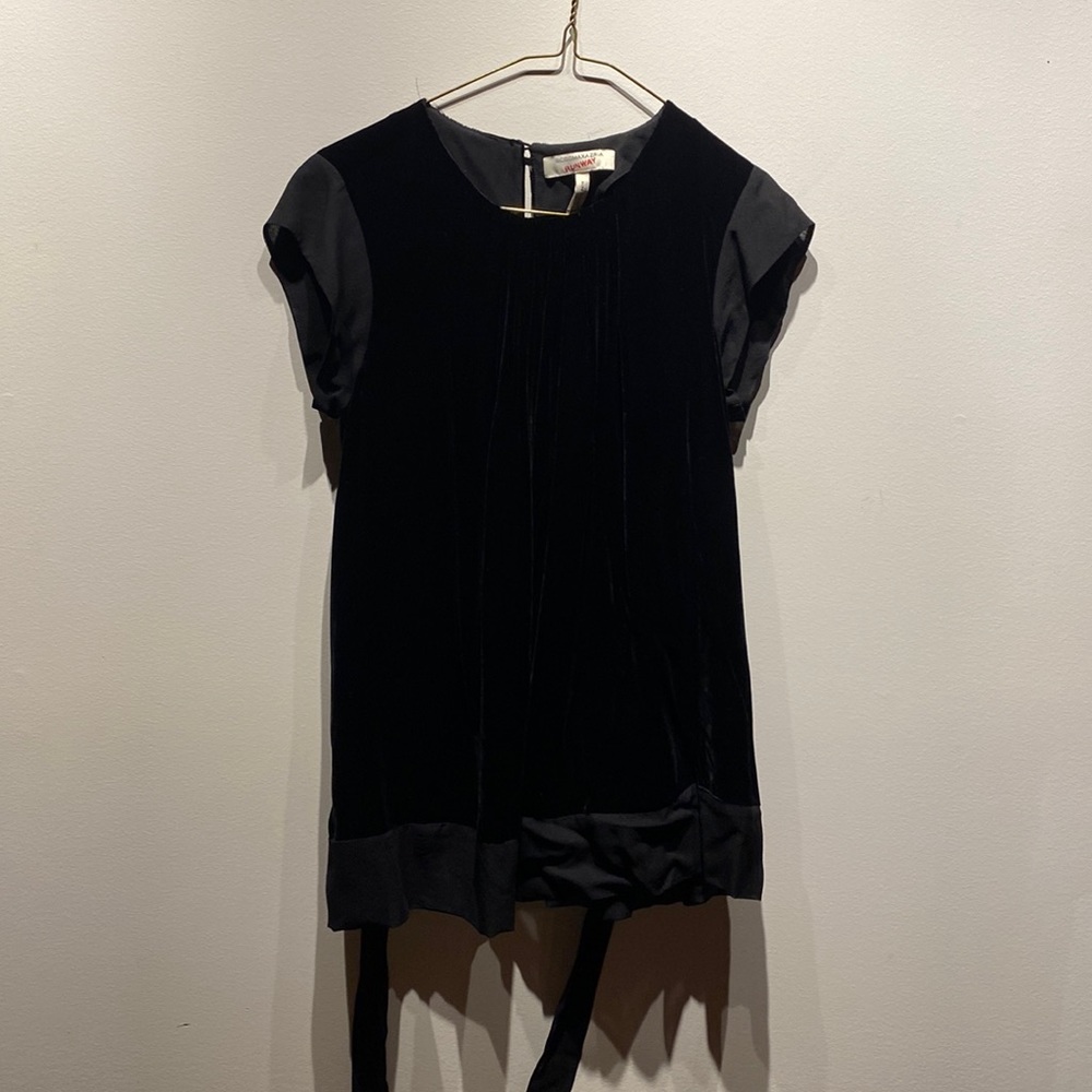 BCBG MaxAzria velvet blouse